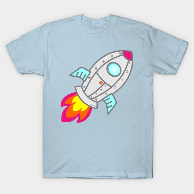 Rocket T-Shirt by Pendientera